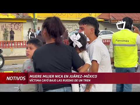 Nica muere al caer entre ruedas de los vagones de un tren en México
