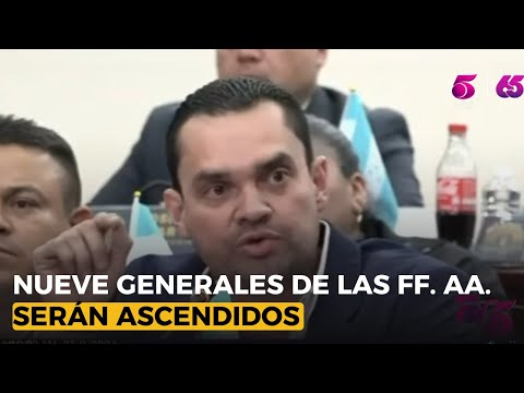 Nueve generales de las FF. AA. serán ascendidos