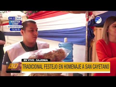 Tradicional festejo en homenaje a San Cayetano
