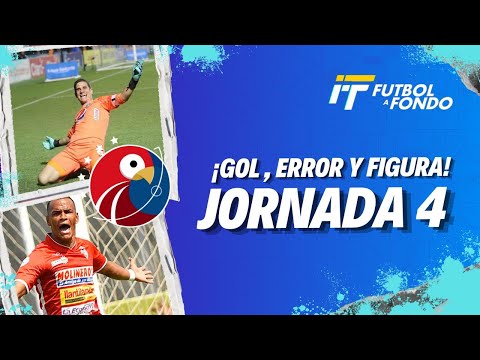¡Imperdible! GOL, ERROR Y FIGURA de la Fecha 4 de la Liga Nacional de Honduras