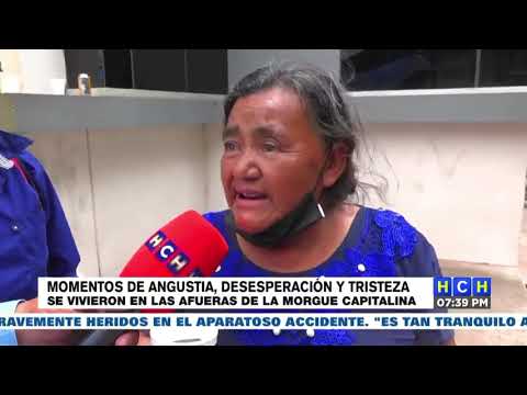Familiares retiran cuerpos de víctimas de masacre en Comayagua