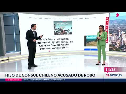 Hijo de cónsul chileno en Barcelona fue acusado de robo: Habría usado auto con patente diplomática