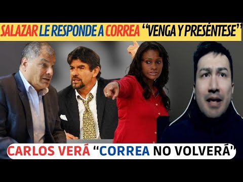 Diana Salazar le responde a Rafael Correa | Carlos Vera “Correa no ganará a pesar de que ahora gano”