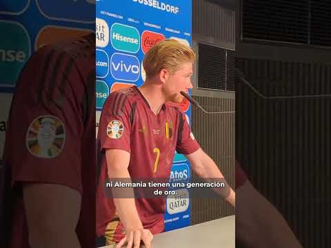 KEVIN DE BRUYNE llama ESTÚPIDO a un PERIODISTA tras la ELIMINACIÓN