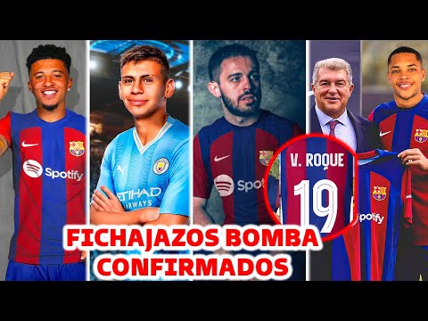 LOCURA: SE ANUNCIAN FICHAJAZOS BOMBA - BERNARDO SILVA MENSAJE OFICIAL, BARÇA - ECHEVERRI AL CITY