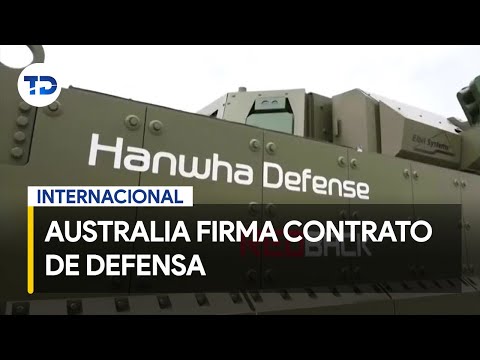Australia firma contrato millonario de defensa con Hanwha Aerospace
