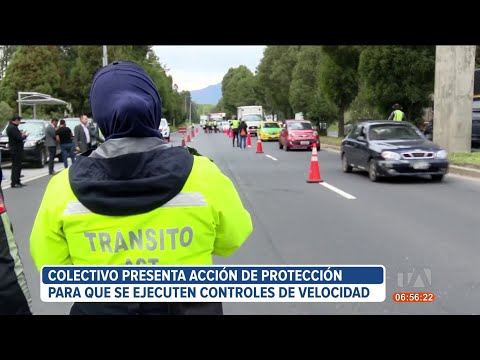 Colectivo presenta acción de protección para ejecutar controles de velocidad en las vías del país