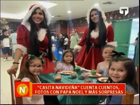 Casita Navideña cuenta cuentos, fotos con Papa Noel y más sorpresas