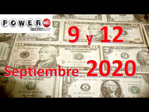 ?Como GANAR? la Lotería Powerball  (09  y  12 / 09 / 2020)