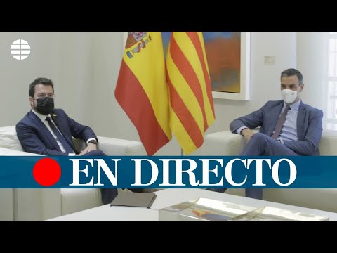 DIRECTO MADRID | Pere Aragonès comparece tras su reunión con Pedro Sánchez