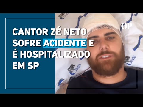 Cantor Zé Neto sofre acidente e é hospitalizado em São Paulo