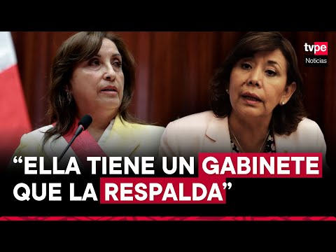 Ministra de la Mujer: La presidenta Boluarte cuenta con un gabinete que la respalda