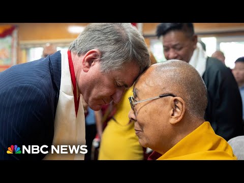 Congressional delegation meets with the Dalai Lama, sparking anger in Beijing