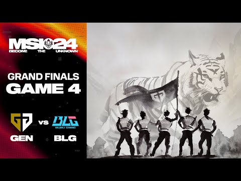 오호대장군 | GEN vs. BLG 게임4 하이라이트 | 결승전 | 2024 MSI