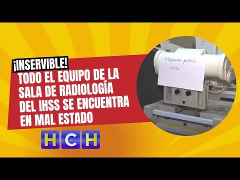 ¡Inservible! Todo el equipo de la sala de radiología del IHSS se encuentra en mal estado