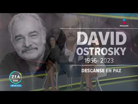 Muere el actor David Ostrosky a los 66 años de edad