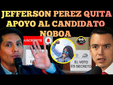 JEFFERSON PEREZ LE DA LA ESPALDA AL CANDIDATO DE LA DERECHA DANIEL NOBOA NOTICIAS RFE TV