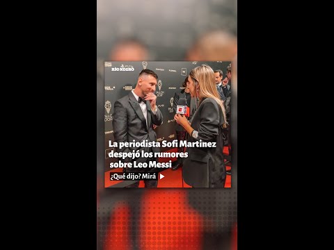 Sofía Martínez habló sobre el video viral de Lionel Messi mirándola