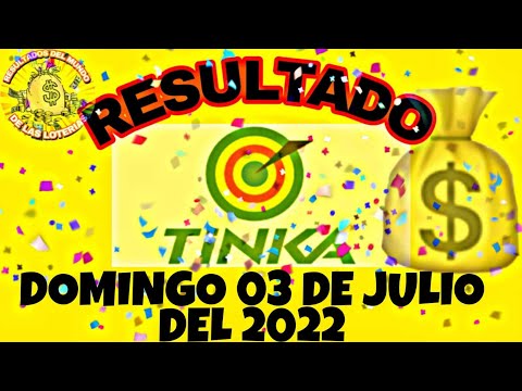 RESULTADOS TINKA DEL DOMINGO 03 DE JULIO DEL 2022 S/13,057,761/LOTERÍA DE PERÚ