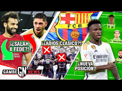 ¡¿VALVERDE x SALAH?!l ¡BARÇA PERDERÍA a ESTOS 3 para EL CLÁSICO!l ¡REVELAN NUEVA POSICIÓN DE VINI!