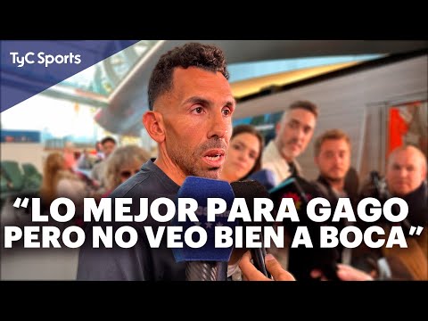 CARLOS TEVEZ en TyC SPORTS  Opinión de GAGO a BOCA, MESSI, ¿Acciones legales contra INDEPENDIENTE?