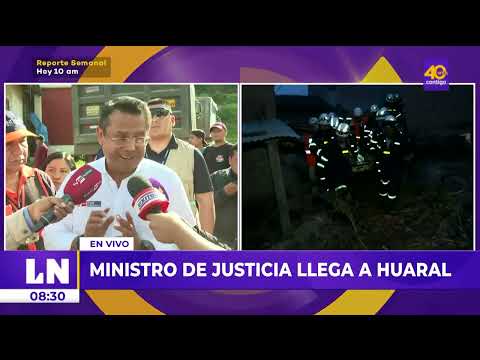Ministro de Justicia confirmó la suspensión de rescate en la zona de La Perla en Huara
