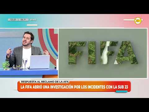 La FIFA abrió una investigación por los incidentes con la sub 23 en los JJ.OO. ?LPELDM? 26-07-24