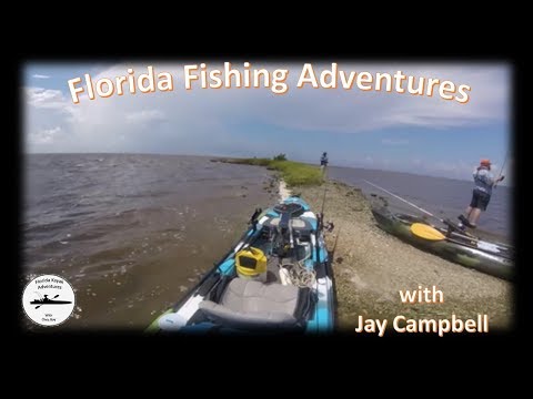 kayak fishing yankeetown mullet point with jay campbell
