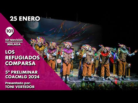 LOS REFUGIADOS - COMPARSA - MARBELLA | Quinta preliminar Carnaval de Málaga | 25 enero