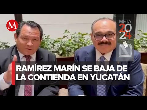 Jorge Carlos Ramírez Marín se retira de la contienda por la gobernatura de Yucatán