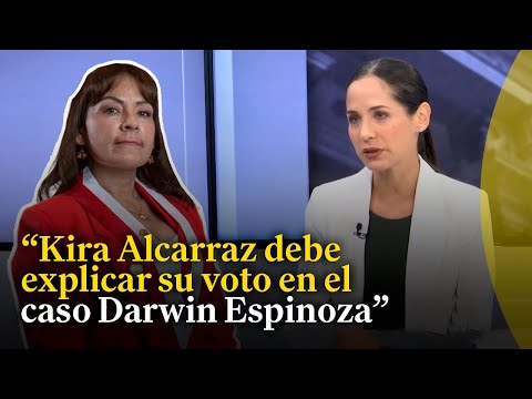 Darwin Espinoza habría intercambiado favores con la congresista Kira Alcarraz