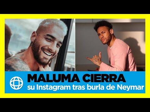 Maluma cierra su Instagram tras burla de Neymar sobre su tema Hawái