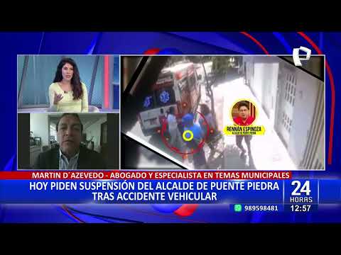 Martín D'Acevedo sobre caso de alcalde Espinoza: Hay varios factores que justifican una suspensión