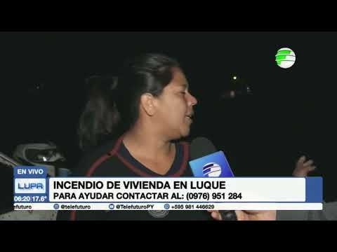 Vivienda se incendió por completo