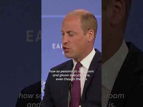 Prince William rejects 'doom and gloom' around climate change debate #Shorts