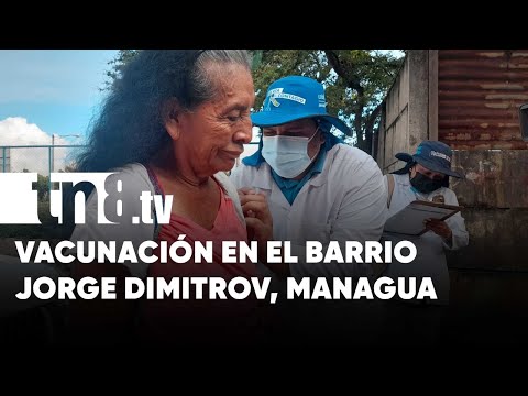 Llega la jornada de inmunización al barrio Jorge Dimitrov de Managua - Nicaragua