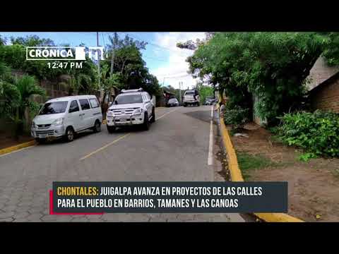 Alcaldía de Juigalpa inaugura calles adoquinadas para el pueblo - Nicaragua