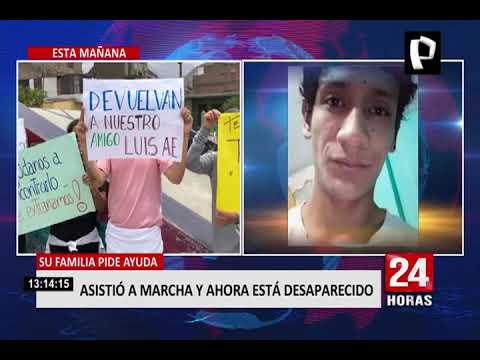 Desaparecido en marcha: familiares de Luis Fernando Araujo siguen buscándolo
