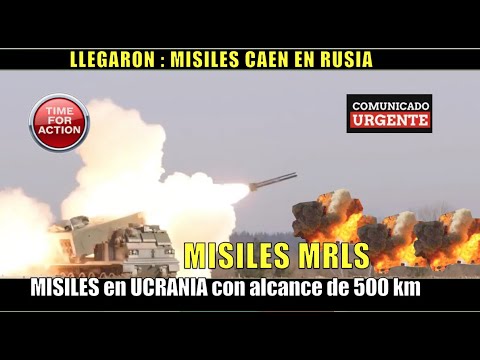 ULTIMA HORA! Llegaron a UCRANIA misiles que caen en territorio RUSO Putin FURIOSO