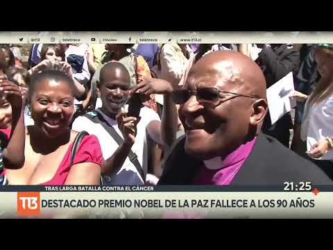 Muere Desmond Tutu, Premio Nobel de la Paz y combatiente del apartheid