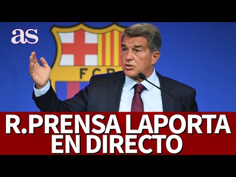 EN DIRECTO | Rueda de prensa de LAPORTA: la deuda del Barcelona, Bartomeu, Messi, auditoría... | AS