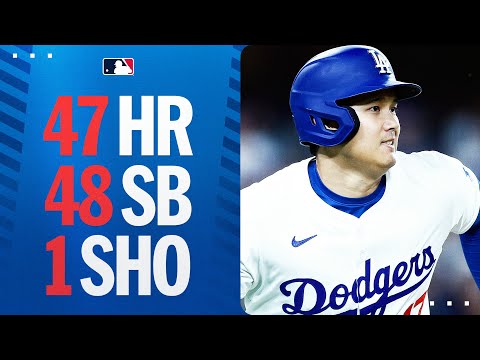 47 HR, 48 SB, 1 Shohei Ohtani | 大谷翔平ハイライト