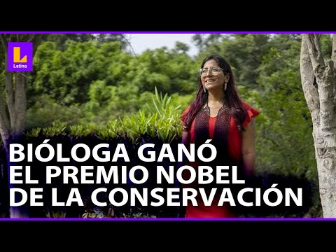 Fanny Cornejo, la bióloga que ganó el Premio Nobel de la conservación