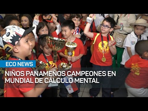 Estudiantes panameños se convierten en campeones en Mundial de Cálculo Mental | #EcoNews