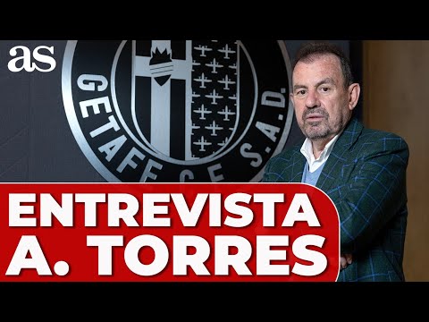 ENTREVISTA a ÁNGEL TORRES: Superliga, futuro del Getafe, Greenwoord, Mayoral, Bordalás...