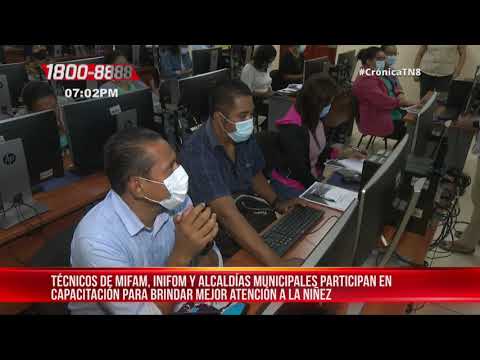 MIFAN capacita a técnicos de los CDI's en Nicaragua