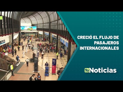 Creció el flujo de pasajeros internacionales