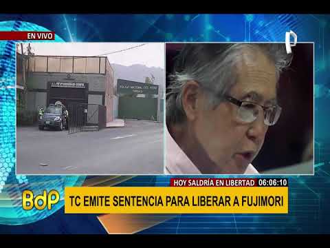Tras publicación del fallo: Alberto Fujimori saldría en libertad la tarde de hoy