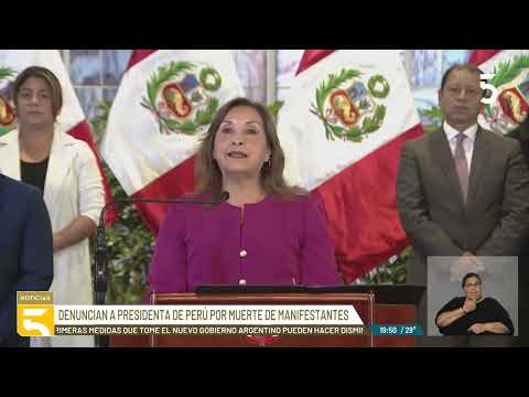 La presidenta de Perú, Dina Boluarte, renunció a la inmunidad presidencial luego de ser denunciada