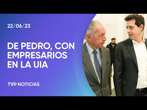 De Pedro se reunió con la UIA minutos antes de confirmar su precandidatura